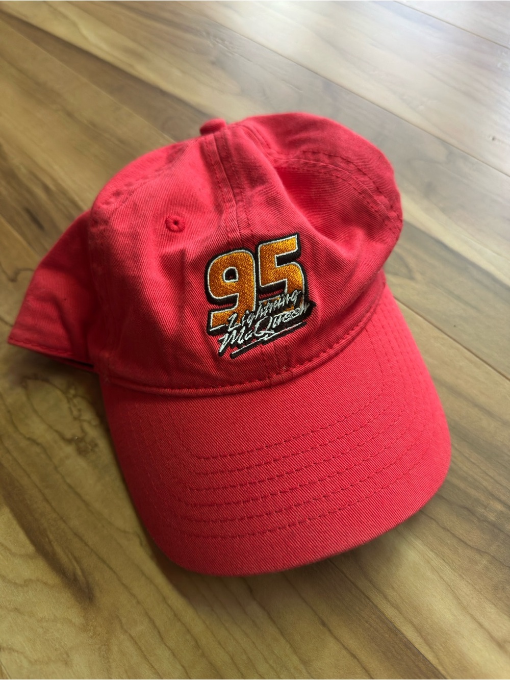 Disney Pixar Lightning McQueen Cars racing Hat embroidered